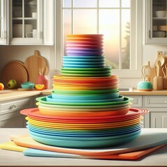 Stackable Silicone Plates