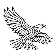 Fototapeta premium eagle vector illustration