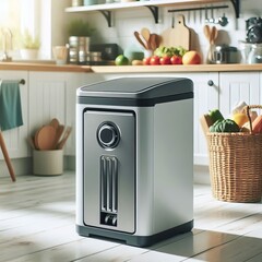 Trash Can with Builtin Compactor