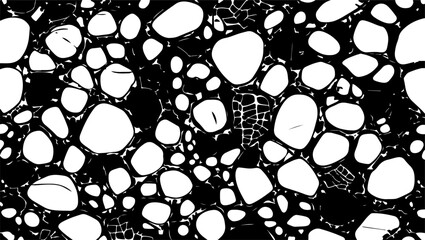 Monochrome Motion: Organic and Geometric Abstract Patterns" vector