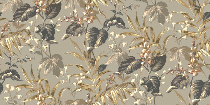 Traditional and ornamental, inspired by Persian and Indian textile designs,Colorful tie dye shibori print. Seamless hand drawn boho batik pattern. background. Modern batik