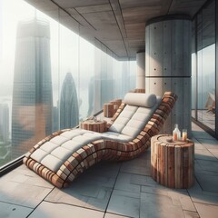 ZeroGravity Reclaimed Wood Lounge