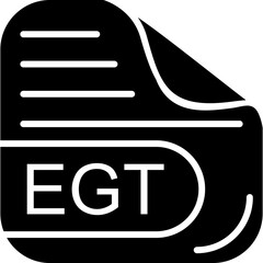 EGT File Solid Icon