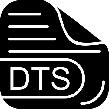 DTS File Solid Icon