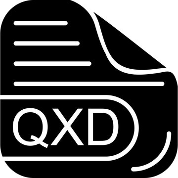QXD File Solid Icon