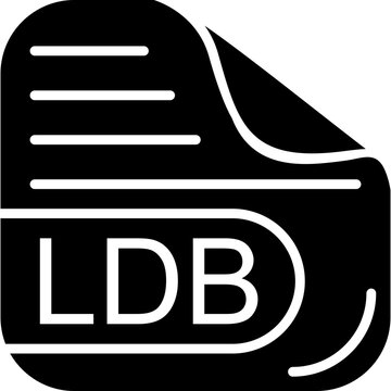 LDB File Solid Icon