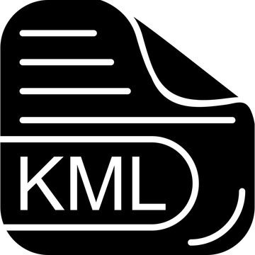 KML File Solid Icon