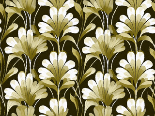 Traditional and ornamental, inspired by Persian and Indian textile designs,Colorful tie dye shibori print. Seamless hand drawn boho batik pattern. background. Modern batik