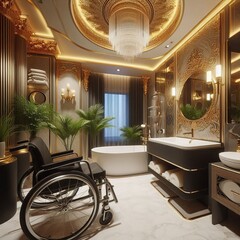 Ideal for accessible and luxury bathroom designs