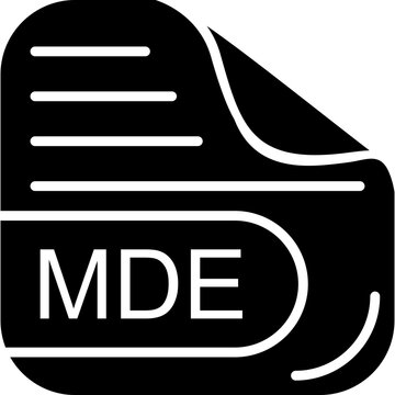 MDE File Solid Icon