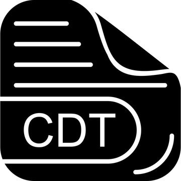 CDT File Solid Icon