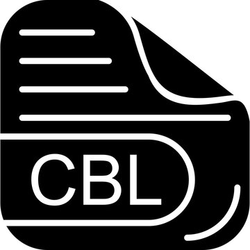 CBL File Solid Icon