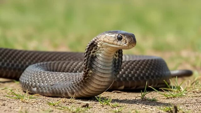 "Deadly Grace: Snake in Motion | Wild Animal Close-Up Footage"