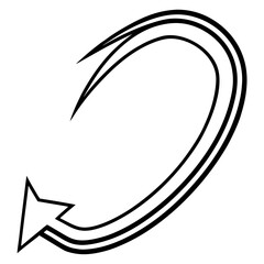 vector illustration of an arrow