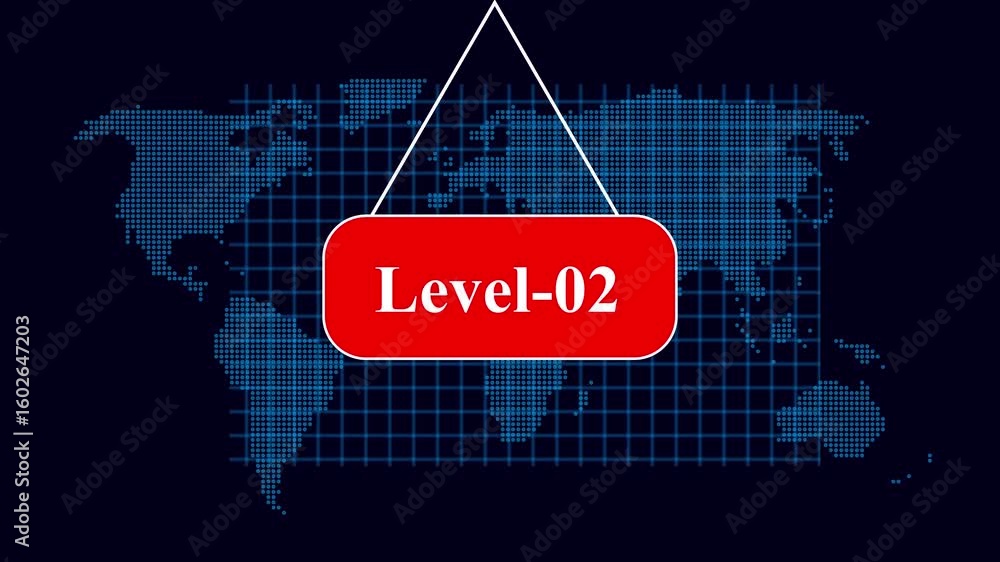 Fototapete abstract glowing level 02 icon animation with futuristic neon design and smooth progression effect f