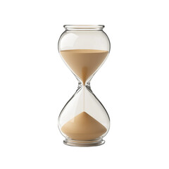 Sand Timer Cutout for Time Concept Design Projects