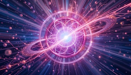 visualization of fractal realms light, star, fractal, space, design, christmas, bright, 