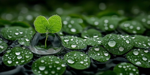 Suitable for nature themed designs, environmental concepts, and growth symbolism. Ideal for advertising campaigns, websites, and educational materials on plant growth.