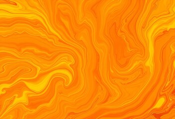 Swirling orange and yellow abstract paint, vibrant, energetic texture,  aesthetic,  swirl