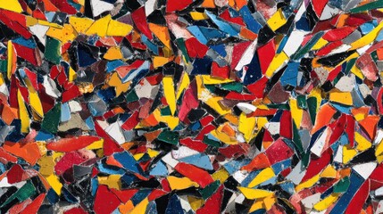 Obraz premium Colorful shattered mosaic tiles
