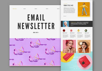 Email Newsletter Layout