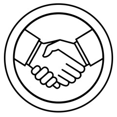 Corporate Handshake Icon