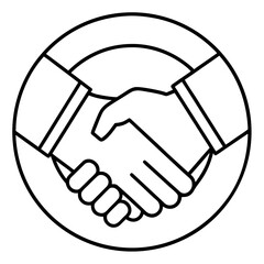 Corporate Handshake Icon