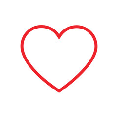 Tangled grungy red heart scribble hand drawn with thin line, divider shape. Isolated on white background. Vector illustration, Line of red yarn, long red thread vector.