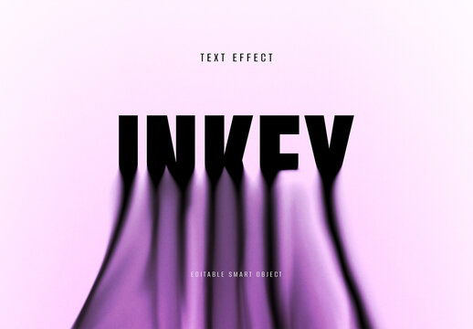 Abstract Inky Gradient Shadow Text Effect