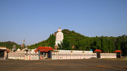 Holy temple of lord shiva and creative tower of sanctum in tamil nadu India 