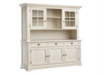 Country Cottage Hutch isolated on transparent background.	