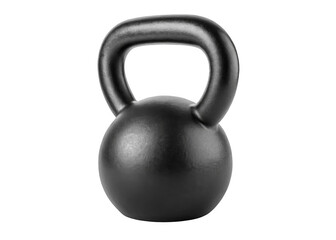 Kettlebell isolated on transparent background.	