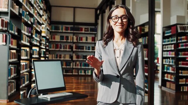 Professional Librarian Information Services Portrait