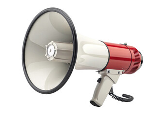 Naklejka premium megaphone isolated on transparent background. 