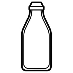 Milk bottle icon
