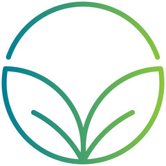 Eco friendly icon for ecology and environment, business, website, application, printing, document, poster design, etc