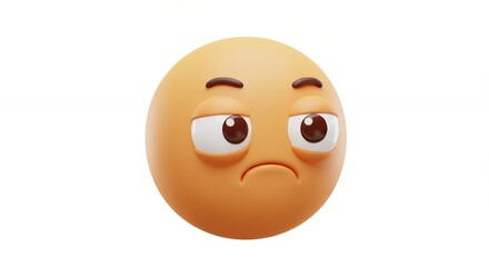 Fototapeta premium 3 d sad emoticon
