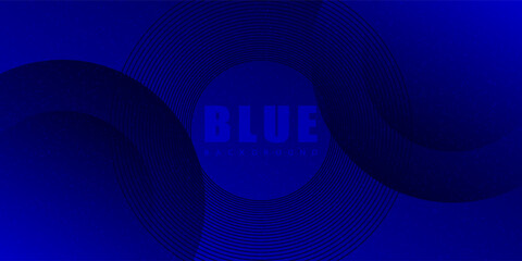 Abstract blue modern background with. Dynamic geometric shapes. Vector illustration.