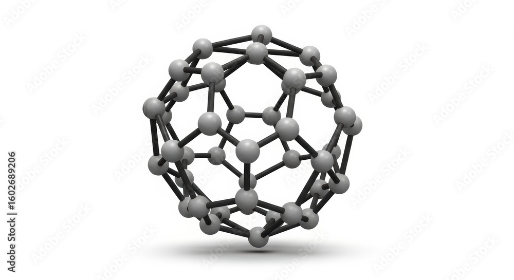 Aufkleber a stunning representation of a molecular structure captured in a 3d visualization format