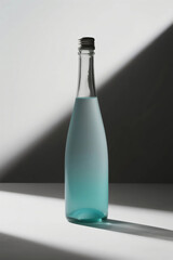 liquid wine milk drink bottle spray can plastic glass transparent perfume skincare branding product mockup photo E-commerce marketing poster Background shooting scene 