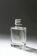 Travel size spray bottle spray can plastic glass transparent perfume skincare branding product mockup photo E-commerce marketing poster Background shooting scene 