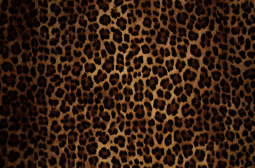 leopard texture, animal print, wool, fluffy background, brown color, realistic jaguar print, modern stylish design for fabric