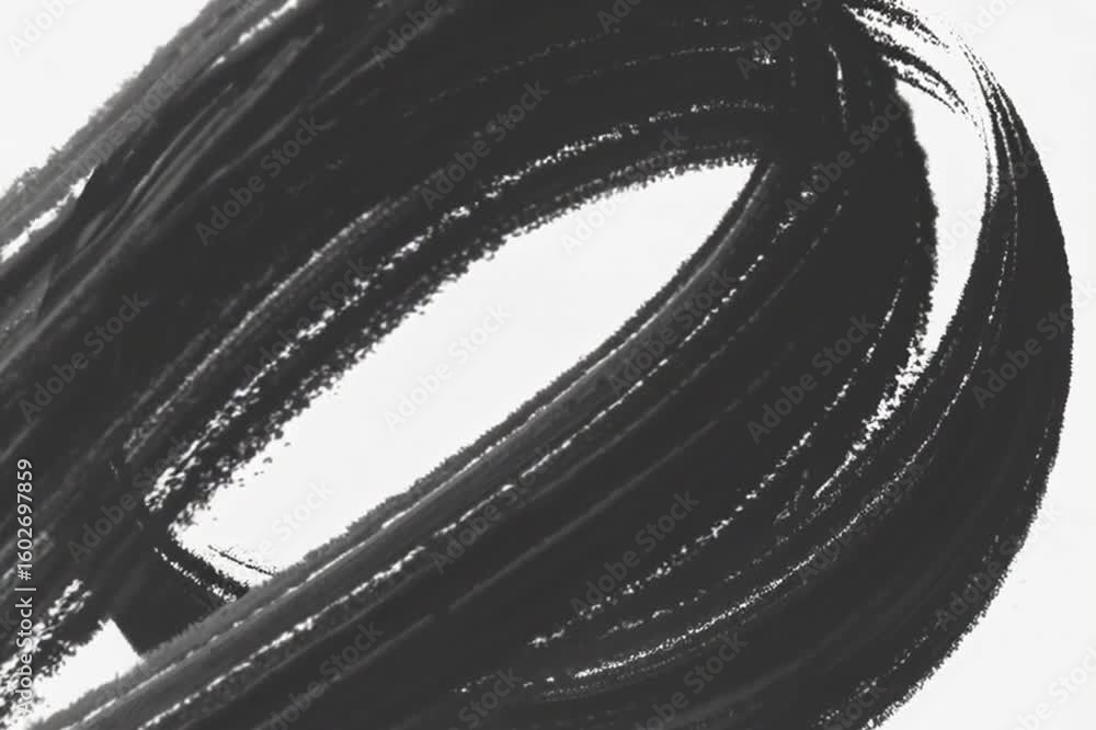 Poster abstract brushstrokes creating a dynamic and modern feel. the sweeping strokes are layered together.