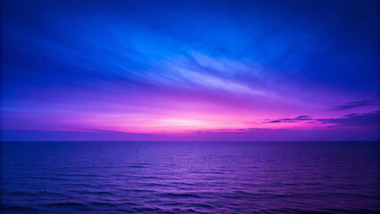 Obraz premium Majestic sunset over the ocean displaying breathtaking sky colors with reflections on water