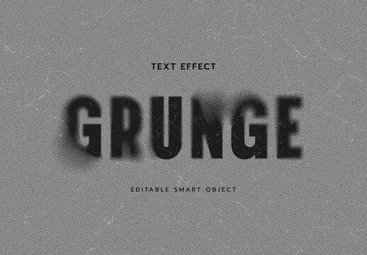 Gritty Grunge Distorted Text Effect