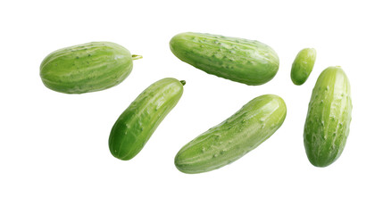 cucumbers isolated on Transparent Background