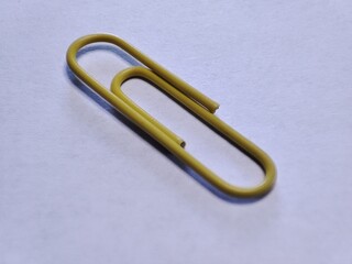 paper clip isolated on white