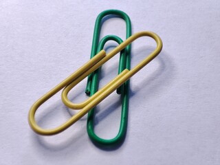 paper clip isolated on white