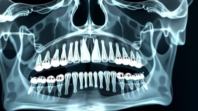 panoramic x-ray, dental imaging, oral anatomy. Teeth health. Jaw structure highlights dental issues. Radiography reveals tooth roots. Diagnostic imaging ensures effective treatment.