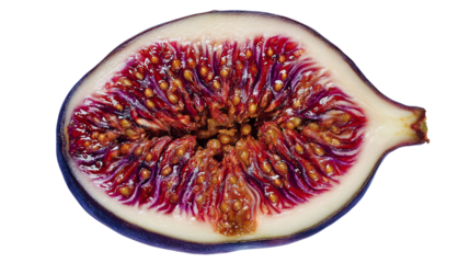 Fig Fruit Slice Freshness Deliciousness Health Food